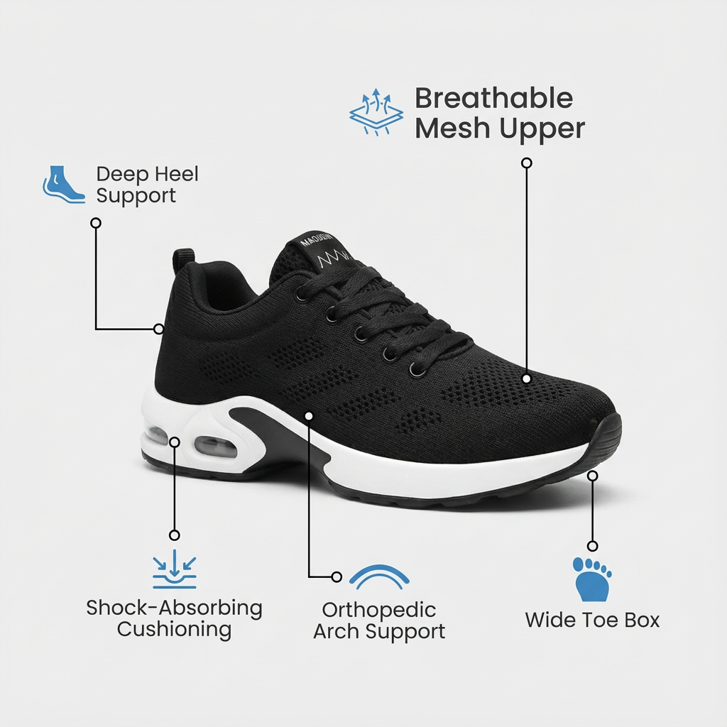 SF | Survive Your Shift: Ortho Pro Shoes for Foot, Knee, and Back Health (UNISEX)