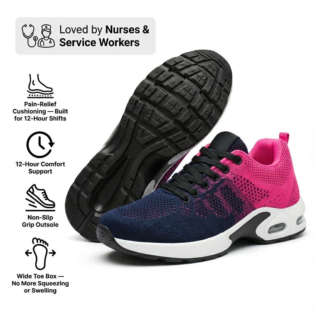 SF | Survive Your Shift: Ortho Pro Shoes for Foot, Knee, and Back Health (UNISEX)