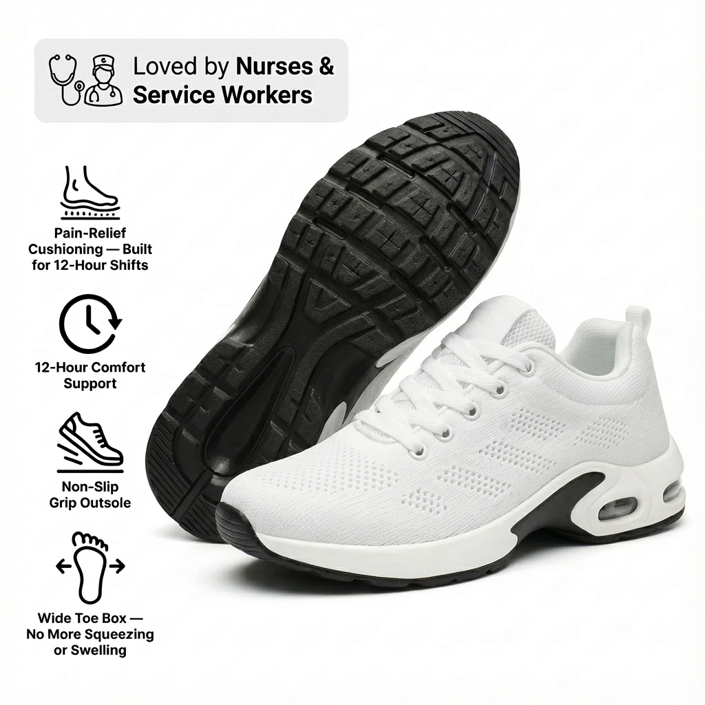 SF | Survive Your Shift: Ortho Pro Shoes for Foot, Knee, and Back Health (UNISEX)