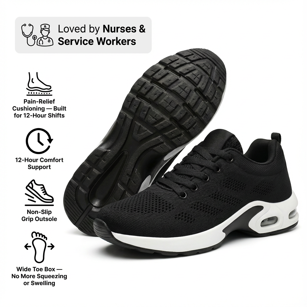 SF | Survive Your Shift: Ortho Pro Shoes for Foot, Knee, and Back Health (UNISEX)