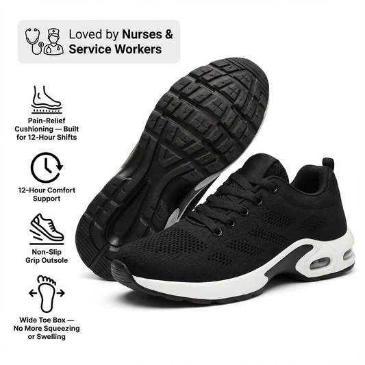 SF | Survive Your Shift: Ortho Pro Shoes for Foot, Knee, and Back Health (UNISEX)