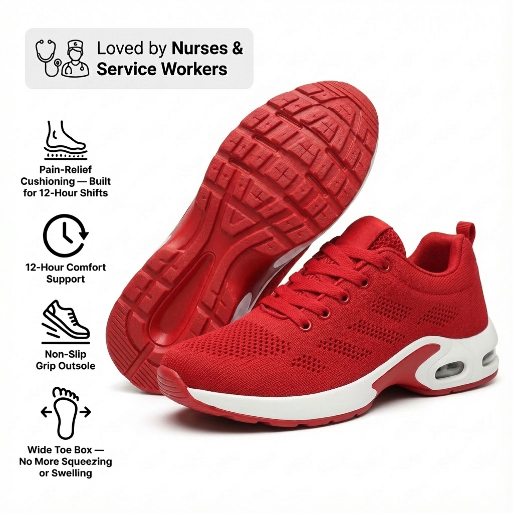 SF | Survive Your Shift: Ortho Pro Shoes for Foot, Knee, and Back Health (UNISEX)